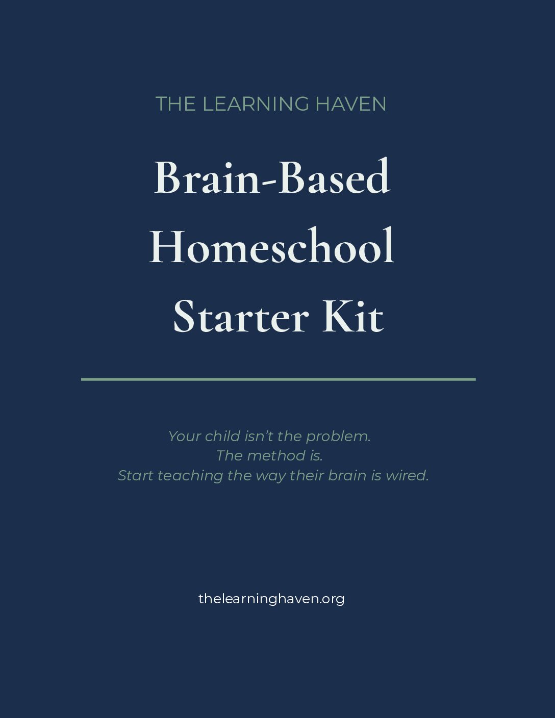 Brain-Based Homeschool Starter Kit
